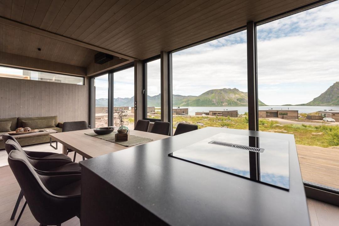 Hoda Cabin - Luxury Lodge With Jacuzzi And Sauna Lyngværet Extérieur photo
