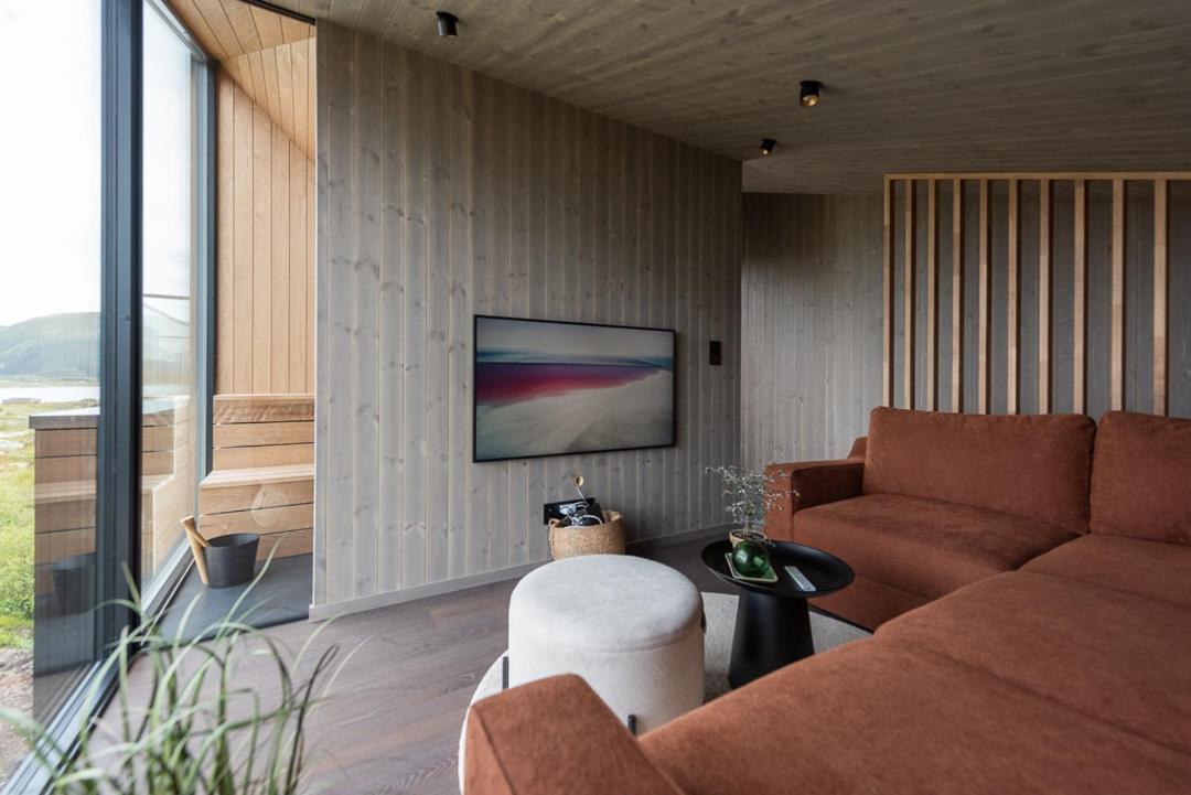 Hoda Cabin - Luxury Lodge With Jacuzzi And Sauna Lyngværet Extérieur photo